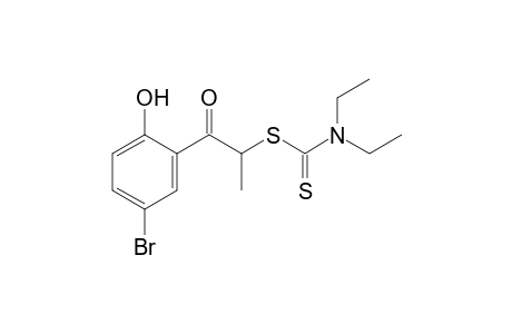 5'-bromo-2'-hydroxy-2-mercaptopropiophenone, 2-(diethyldithiocarbamate)