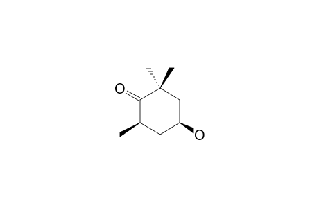 (CIS)-4-HYDROXY-2,2,6-TRIMETHYL-CYCLOHEXANONE