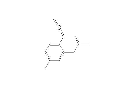Benzene, 4-methyl-2-(2-methyl-2-propenyl)-1-(1,2-propadienyl)-