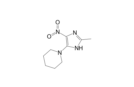 1-(2-Methyl-5-nitro-1H-imidazol-4-yl)piperidine