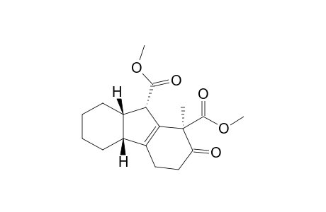 Dimethyl ester of (1.alpha.,4b.beta.,8a.beta.,9.alpha.)-2,3,4,4b,5,6,7,8,8a,9-decahydro-1-methyl-2-oxo-1H-fluorene-1,9-dicarboxylic acid