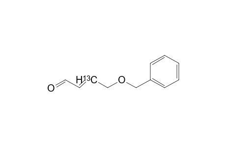 [3-13C]-(E)-4-(benzyloxy)but-2-enal