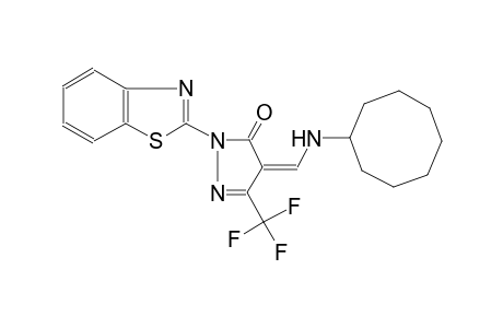 (4Z)-2-(1,3-benzothiazol-2-yl)-4-[(cyclooctylamino)methylene]-5-(trifluoromethyl)-2,4-dihydro-3H-pyrazol-3-one