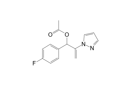 1-(4-Fluorophenyl)-2-(1H-pyrazol-1-yl)allyl acetate