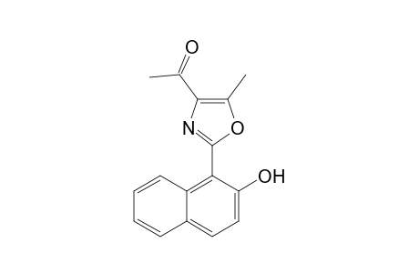 4-Acetyl-2-(2-hydroxy-1-naphthyl)-5-methyloxazole