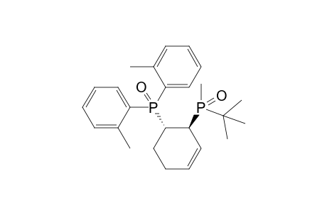 trans-3-(tert-Butylmethylphosphinoyl)-4-(di(o-tolyl)phosphinoyl)cyclohexene