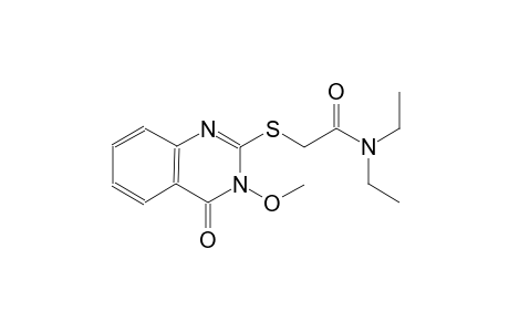 N,N-diethyl-2-[(3-methoxy-4-oxo-3,4-dihydro-2-quinazolinyl)sulfanyl]acetamide