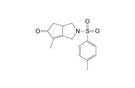 4-Methyl-2-(4-methylphenyl)sulfonyl-1,3,6,6a-tetrahydrocyclopenta[c]pyrrol-5-one