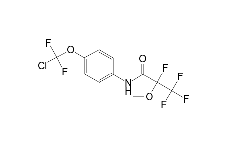 N-[4-(Chloro-difluoro-methoxy)-phenyl]-2,3,3,3-tetrafluoro-2-methoxy-propionamide
