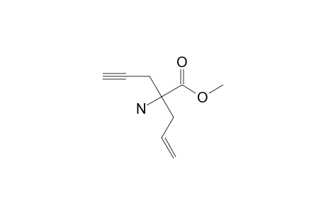 2-amino-2-propargyl-pent-4-enoic acid methyl ester