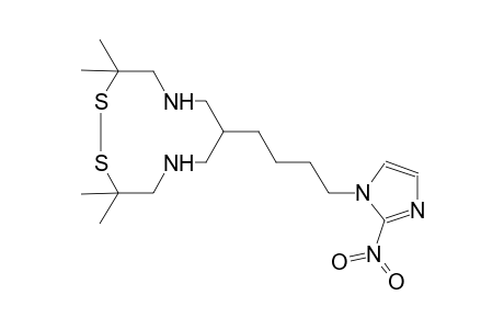 3,3,11,11-Tetramethyl-7-[4-(2-nitro-imidazol-1-yl)-butyl]-1,2-dithia-5,9-diaza-cycloundecane