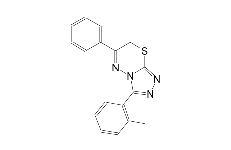 3-(2-methylphenyl)-6-phenyl-7H-[1,2,4]triazolo[3,4-b][1,3,4]thiadiazine