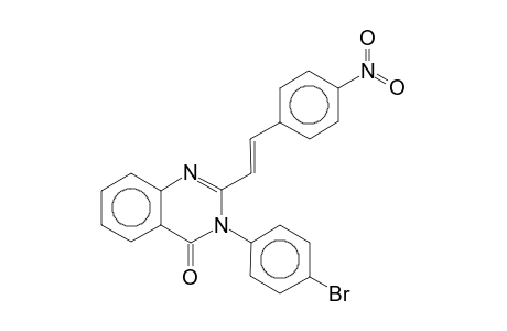 3-(4-Bromophenyl)-2-[(E)-2-(4-nitrophenyl)ethenyl]-4(3H)-quinazolinone