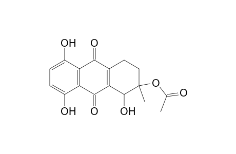 (3RS,4RS)-3-Acetoxy-4,5,8-trihydroxy-3-methyl-1,2,3,4-tetrahydro-9,10-anthraquinone