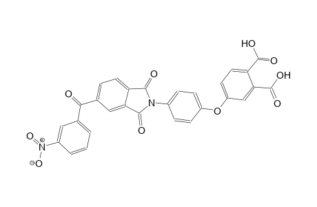 1,2-benzenedicarboxylic acid, 4-[4-[1,3-dihydro-5-(3-nitrobenzoyl)-1,3-dioxo-2H-isoindol-2-yl]phenoxy]-