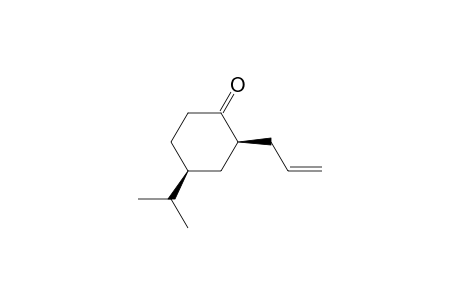 (2S,4S)-2-allyl-4-isopropyl-cyclohexanone