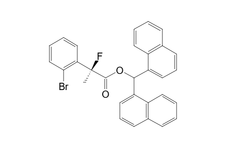 (S)-DI-(NAPHTHALEN-1-YL)-METHYL-2-(2-BROMOPHENYL)-2-FLUOROPROPANOATE