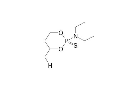 2-DIETHYLAMINO-2-THIOXO-4-METHYL-1,3,2-DIOXAPHOSPHORINANE