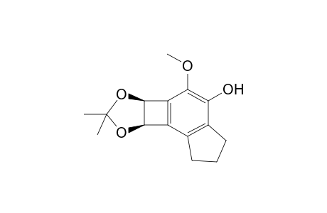 (5bS,8aR)-2,3,5b,8a-Tetrahydro-5-methoxy-7,7-dimethyl-1H-indeno[4',5':3,4]cyclobuta[1,2-d][1,3]dioxol-4-ol