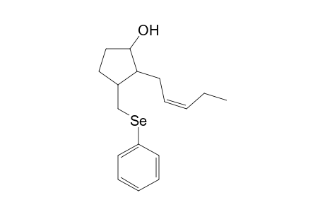 (1RS,2SR,3RS)-2-((Z)-2-Penten-1-yl)-3-((phenylselenyl)-methyl)cyclopentan-1-ol