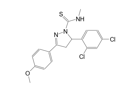 5-(2,4-dichlorophenyl)-3-(4-methoxyphenyl)-N-methyl-4,5-dihydro-1H-pyrazole-1-carbothioamide
