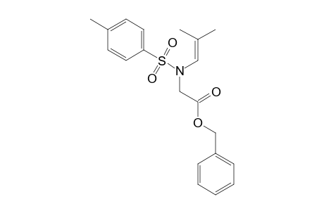 (phenylmethyl) 2-[(4-methylphenyl)sulfonyl-(2-methylprop-1-enyl)amino]ethanoate