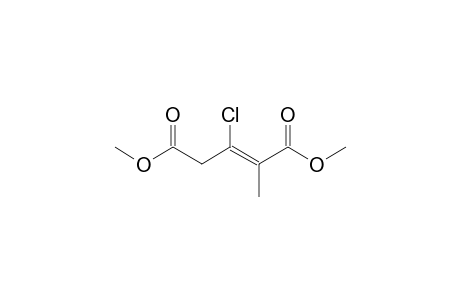 Dimethyl 3-chloro-2-methylpent-2-enedioate