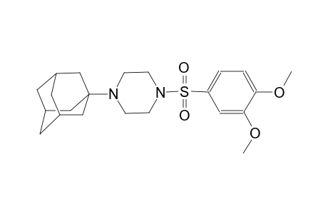 1-(1-Adamantyl)-4-[(3,4-dimethoxyphenyl)sulfonyl]piperazine