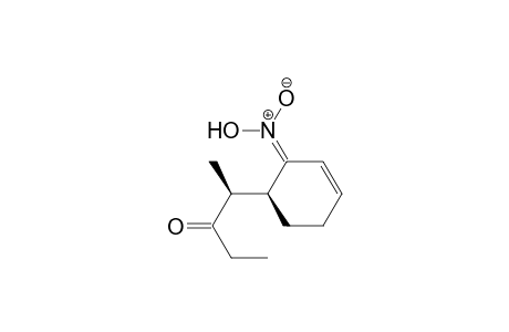 3-Pentanone, 2-(2-aci-nitro-3-cyclohexen-1-yl)-, [S-(R*,R*)]-