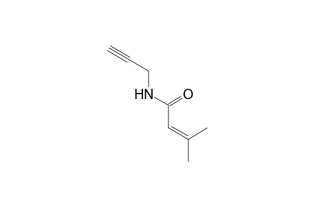 3-Methylbut-2-noic acid prop-2-ynylamide
