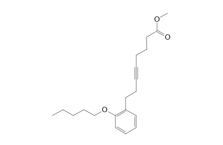 METHYL-8-(2-PENTYLOXYPHENYL)-OCT-5-YNOATE