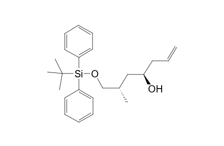 (4R,6S)-7-tert-Butyldiphenylsilyloxy-6-methylhept-1-en-4-ol