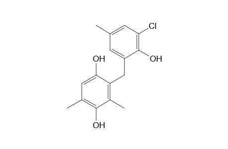 2-(3-CHLORO-5-METHYLSALICYL)-3,5-DIMETHYLHYDROQUINONE