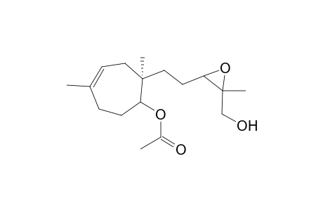 (7R)-6-Acetyloxy-3,7-dimethyl-7-(4-hydroxymethyl-3,4-epoxypentyl)-2-cycloheptene