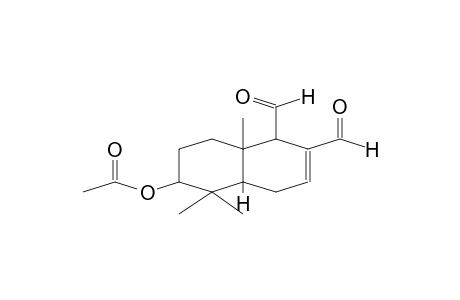 1,2-NAPHTALENEDICARBOXALDEHYDE, 6-(ACETYLOXY)-1,4,4A,5,6,7,8,8A-OCTAHYDRO-5,5,8A-TRIMETHYL-