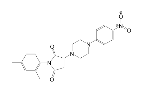 1-(2,4-dimethylphenyl)-3-[4-(4-nitrophenyl)-1-piperazinyl]-2,5-pyrrolidinedione