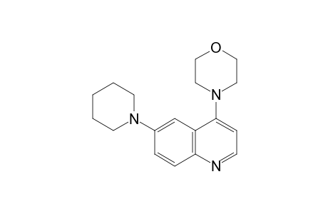 4-Morpholin-4-yl-6-piperidin-1-ylquinoline