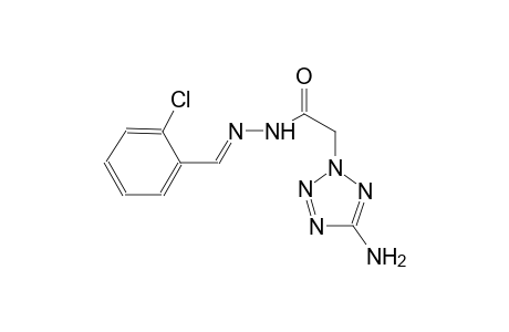 2-(5-amino-2H-tetraazol-2-yl)-N'-[(E)-(2-chlorophenyl)methylidene]acetohydrazide