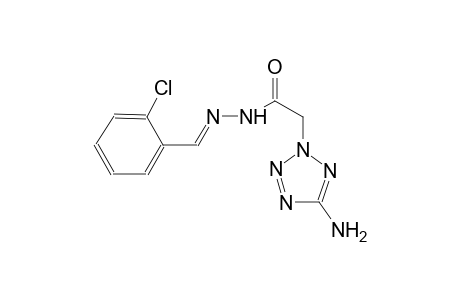 2-(5-amino-2H-tetraazol-2-yl)-N'-[(E)-(2-chlorophenyl)methylidene]acetohydrazide