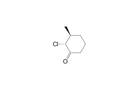 trans-2-Chloro-3-methylcyclohexan-1-one