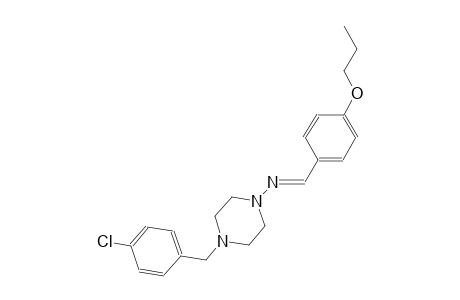 1-piperazinamine, 4-[(4-chlorophenyl)methyl]-N-[(E)-(4-propoxyphenyl)methylidene]-
