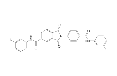 2-{4-[(3-iodoanilino)carbonyl]phenyl}-N-(3-iodophenyl)-1,3-dioxo-5-isoindolinecarboxamide