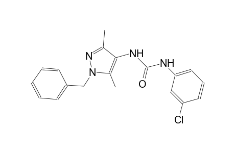 N-(1-benzyl-3,5-dimethyl-1H-pyrazol-4-yl)-N'-(3-chlorophenyl)urea