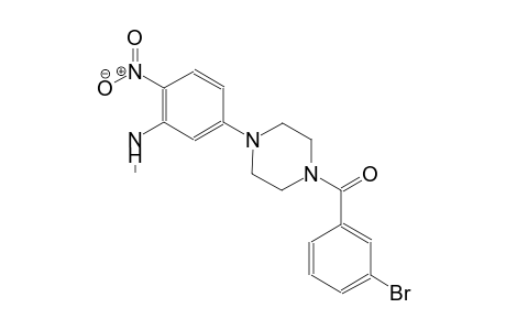 5-[4-(3-bromobenzoyl)-1-piperazinyl]-N-methyl-2-nitroaniline