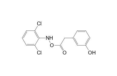 o-(2,6-dichlorophenyl)amino(5'-hydroxyphenyl)acetic acid