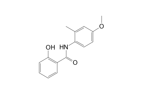 Benzamide, 2-hydroxy-N-(4-methoxy-2-methylphenyl)-