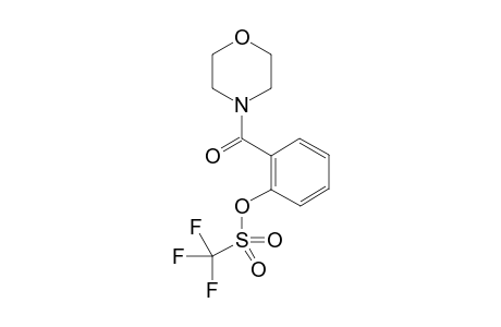 2-(Morpholine-4-carbonyl)phenyl trifluoromethanesulfonate