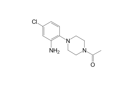 Benzenamine, 2-(4-acetyl-1-piperazinyl)-5-chloro-