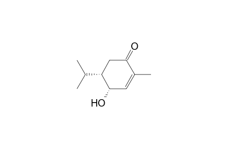 (4R,5S)-2-methyl-4-oxidanyl-5-propan-2-yl-cyclohex-2-en-1-one