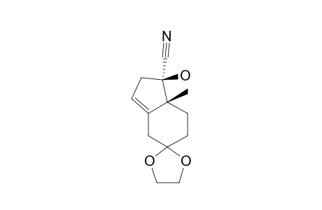 5,5-ETHYLENEDIOXY-1-BETA-HYDROXY-7A-BETA-METHYL-2,4,5,6,7,7A-HEXAHYDRO-1H-INDENE-1-ALPHA-CARBONITRILE